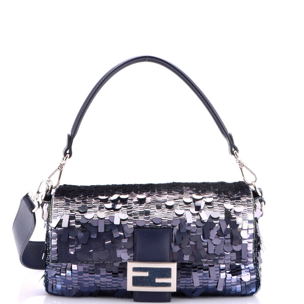 Fendi Medium Baguette NM Bag Sequins
